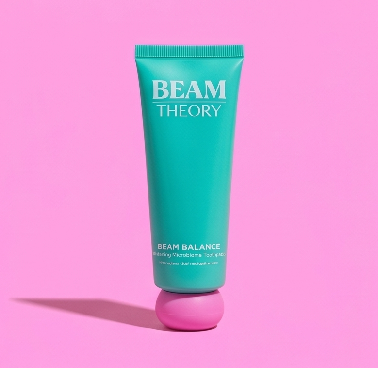 Beam Theory, three step routine, teeth whitening and strengthening products, whitening toothpaste, teeth whitening treatment